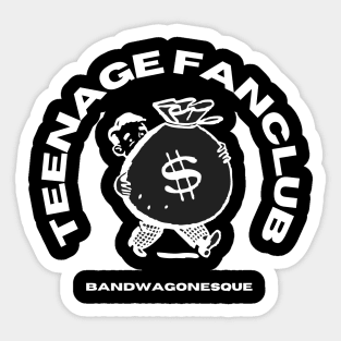 Teenage Fanclub - Bandwagonesque // Illustration in Album Fan Art Design Sticker